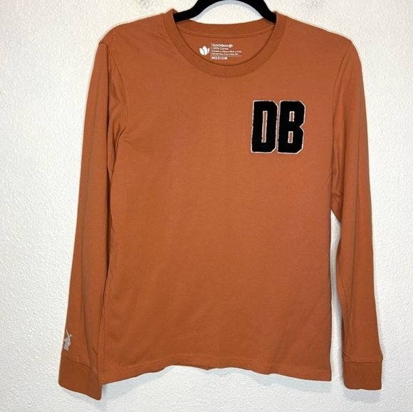 Dutch Bros Orange Long Sleeve Crewneck Tshirt Women's Medium - Picture 2 of 6
